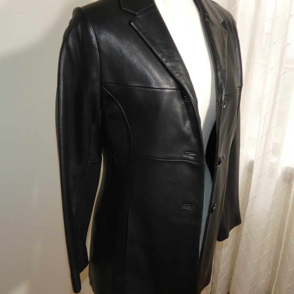 Jones New York Leather Jacket Size PM